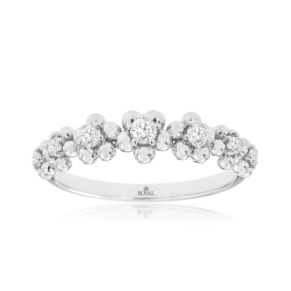 WHITE GOLD DIAMOND WEDDING BAND WH2902D