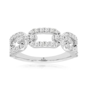 WHITE GOLD DIAMOND WEDDING BAND WH2004D