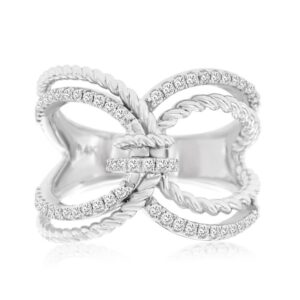 WHITE GOLD DIAMOND RING WH3009D