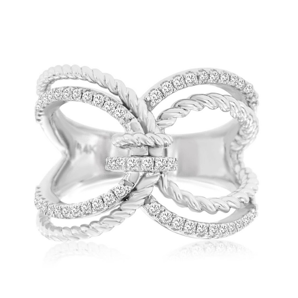 WHITE GOLD DIAMOND RING WH3009D