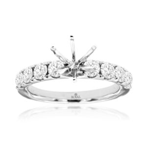 WHITE GOLD DIAMOND SEMI-MOUNT RING W3900S