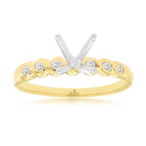 YELLOW GOLD SEMI-MOUNT 2596S