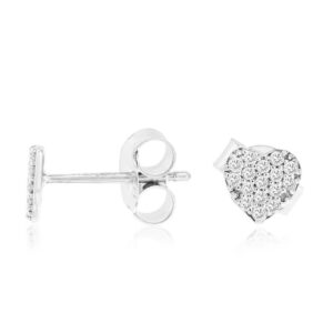 WHITE GOLD DIAMOND STUD EARRINGS WH2499D