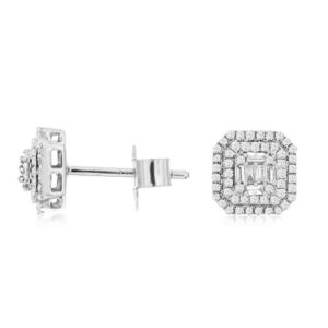WHITE GOLD DIAMOND EARRINGS WH2362D