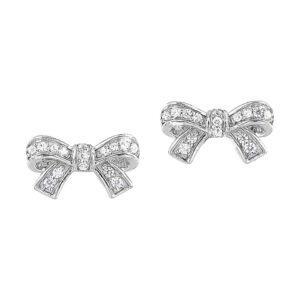 WHITE GOLD DIAMOND EARRINGS ER11070-1WSC
