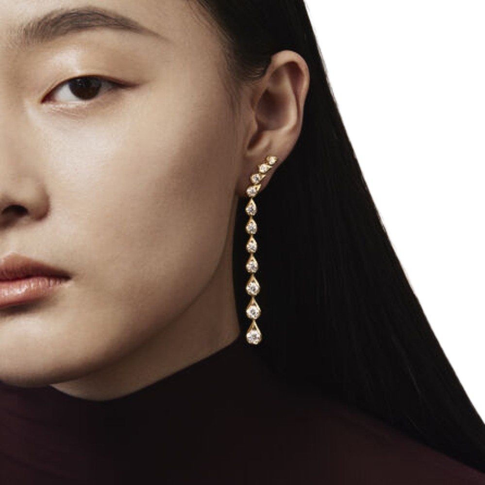 HEARTS ON FIRE LU DROPLET STILETTO EARRINGS UU28928YUV530 - Image 3