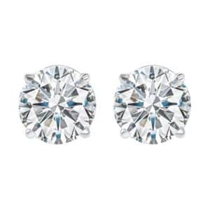 WHITE GOLD DIAMOND EARRINGS SE3030-4WF