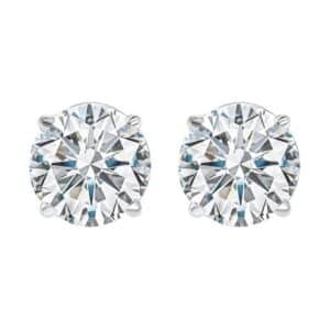 WHITE GOLD DIAMOND EARRINGS SE3050-4WF