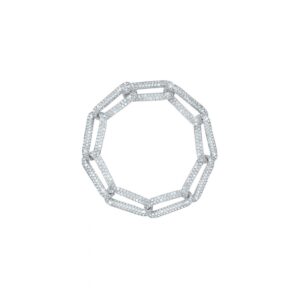 HEARTS ON FIRE INSIDE/OUT PAVE LINK BRACELET UU30688WGHV9100750