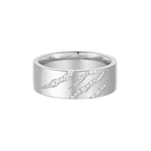 ANIA HAIE SILVER TIGER STRIPE BAND R067-03H-56