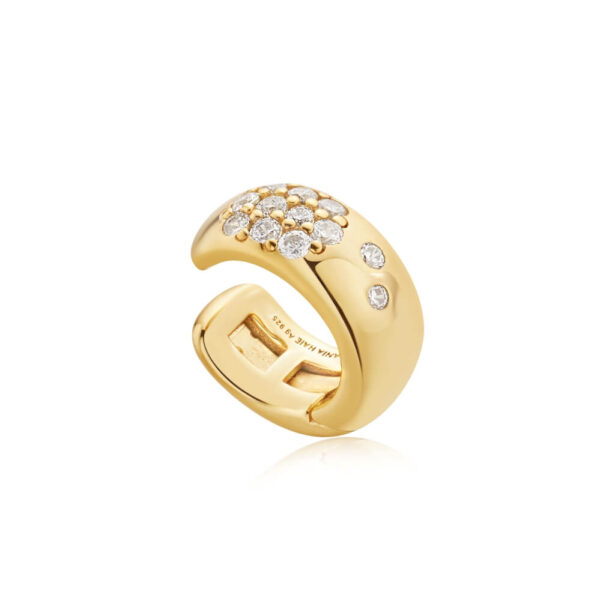 ANIA HAIE GOLD WIDE SPARKLE EAR CUFF E054-01G