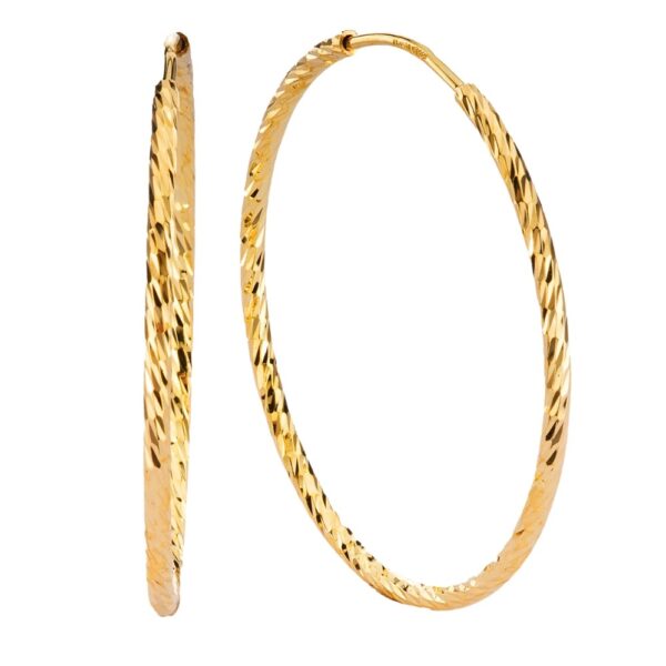 STAINLESS STEEL HOOP EARRINGS 826604-EY