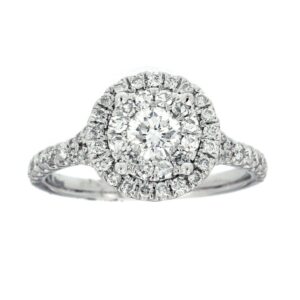 WHITE GOLD DIAMOND ENGAGEMENT RING WC6451D