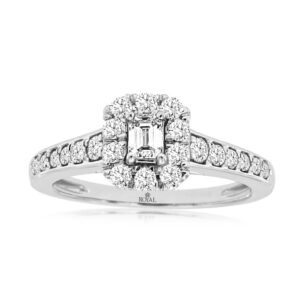 WHITE GOLD DIAMOND ENGAGEMENT RING WH1562E