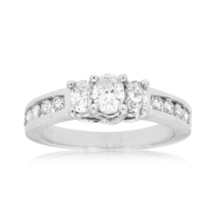 WHITE GOLD DIAMOND ENGAGEMENT RING WC2749