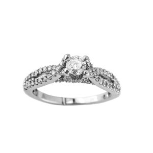WHITE GOLD DIAMOND ENGAGEMENT RING WC4023
