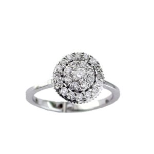 WHITE GOLD DIAMOND ENGAGEMENT RING WC3753