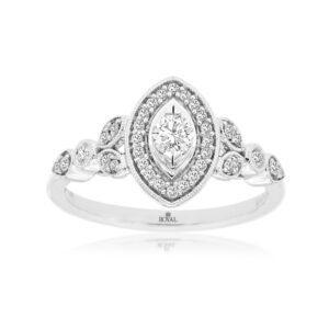 WHITE GOLD DIAMOND RING WH1796D