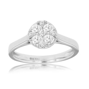 WHITE GOLD DIAMOND RING WC8889D