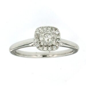 WHITE GOLD DIAMOND RING WC7037D