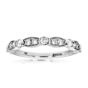 WHITE GOLD DIAMOND WEDDING BAND WC8299D