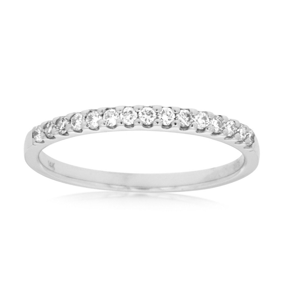 WHITE GOLD DIAMOND WEDDING BAND W3882D