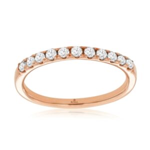 ROSE GOLD DIAMOND WEDDING BAND PR3932