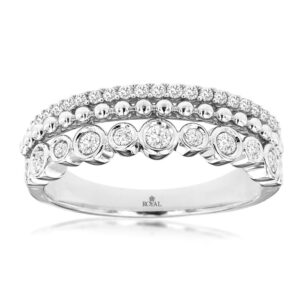 WHITE GOLD DIAMOND WEDDING BAND WC9259D