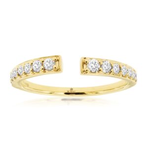 YELLOW GOLD DIAMOND RING H1259D