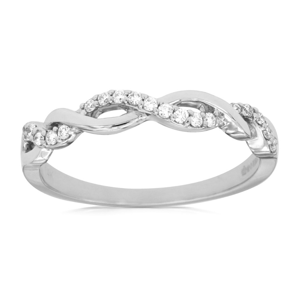 WHITE GOLD DIAMOND WEDDING BAND WC8004D