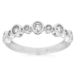 WHITE GOLD DIAMOND WEDDING BAND WC7960D