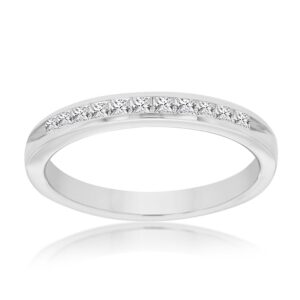 WHITE GOLD DIAMOND WEDDING BAND WC8864D