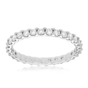 WHITE GOLD DIAMOND ETERNITY BAND W3917D