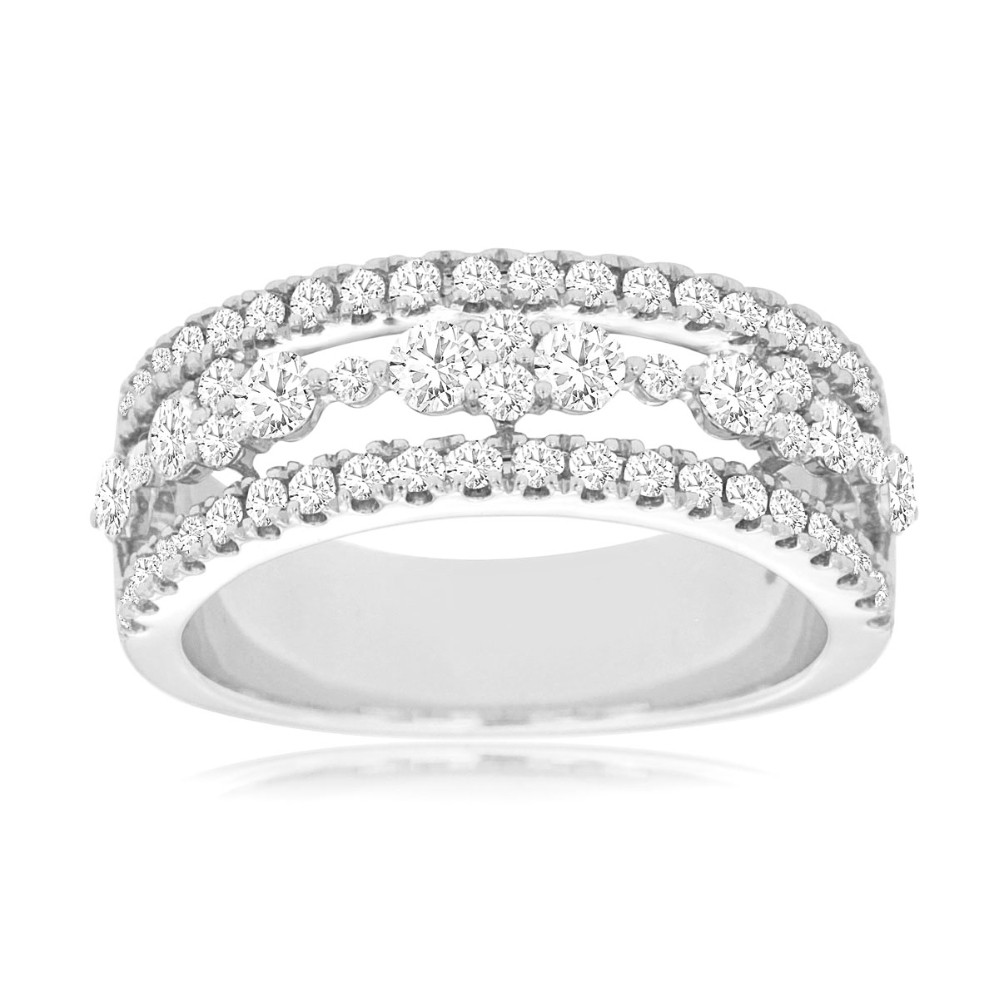 WHITE GOLD DIAMOND RING WC8971D
