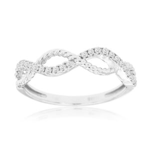 WHITE GOLD DIAMOND WEDDING BAND WC9090D