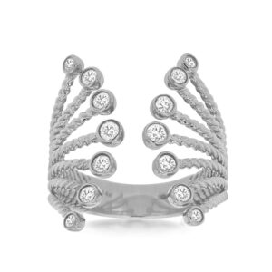 WHITE GOLD DIAMOND RING WC8508D