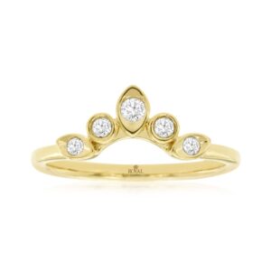 YELLOW GOLD DIAMOND RING H1125D