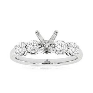 WHITE GOLD DIAMOND SEMI-MOUNT WH1503S