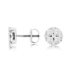 WHITE GOLD DIAMOND EARRINGS WC8891D