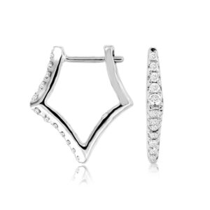 WHITE GOLD DIAMOND EARRINGS WH1069D