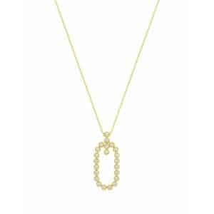 YELLOW GOLD DIAMOND PENDANT H2736D