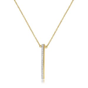 YELLOW GOLD DIAMOND NECKLACE H1147D