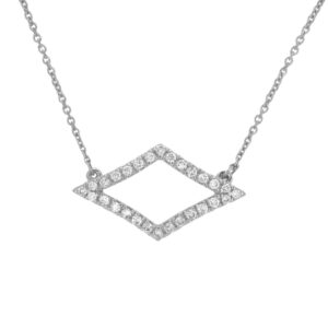 WHITE GOLD DIAMOND NECKLACE WH1065D