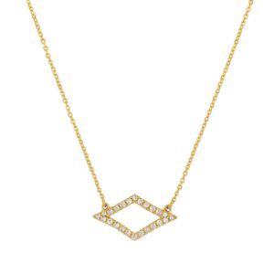 YELLOW GOLD DIAMOND NECKLACE H1065D