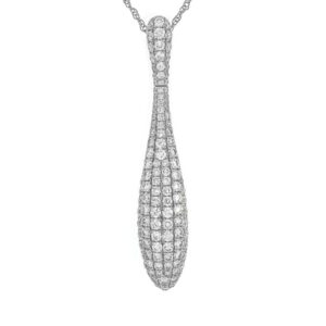 WHITE GOLD DIAMOND PENDANT WC6422D