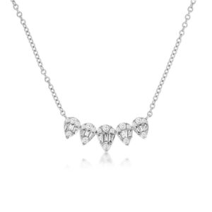 WHITE GOLD DIAMOND NECKLACE WC9868D