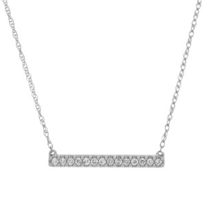 WHITE GOLD DIAMOND NECKLACE WH1145D