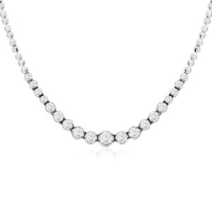 WHITE GOLD DIAMOND NECKLACE WC9061D