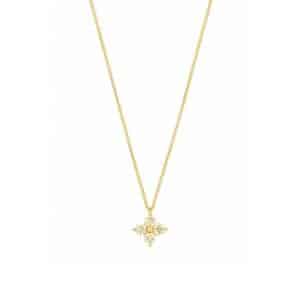 YELLOW GOLD DIAMOND NECKLACE H1942D