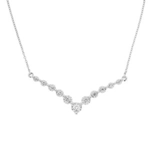 WHITE GOLD DIAMOND NECKLACE WH1451D